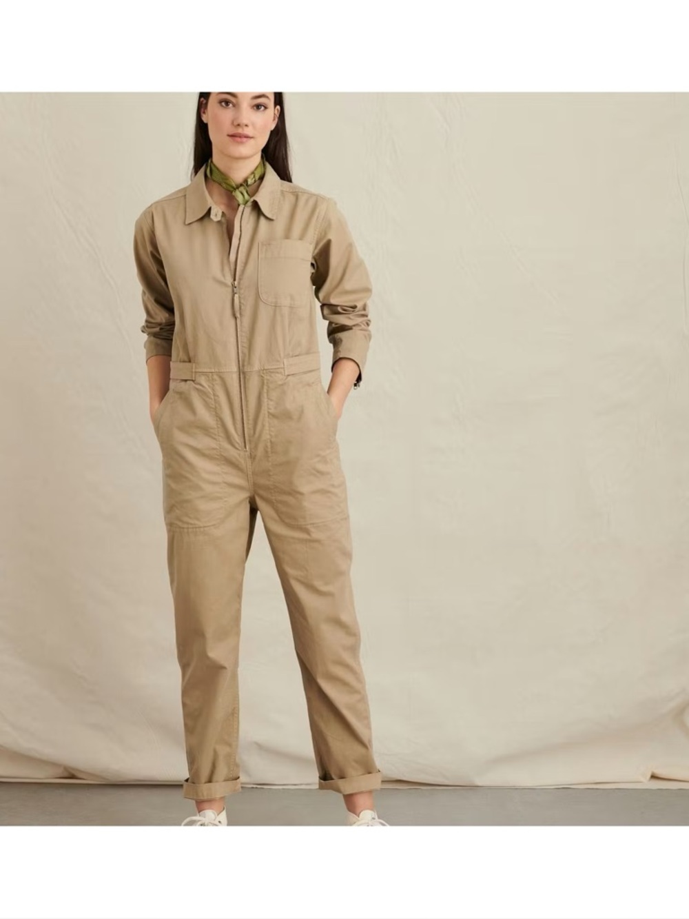 Alex Mill Judd Jumpsuit Khaki Size XS NWT
